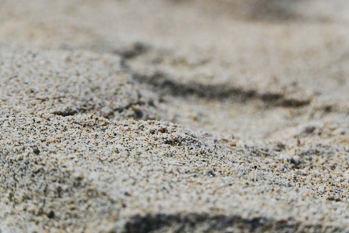 gravel brown sand road